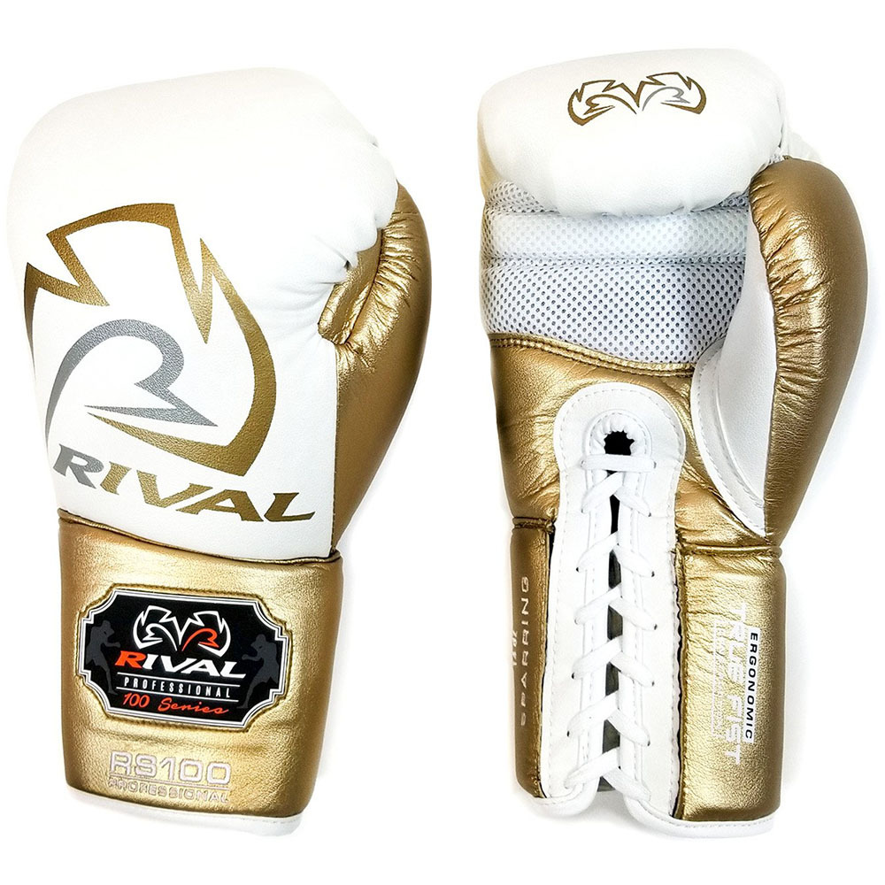 White rival hot sale boxing gloves