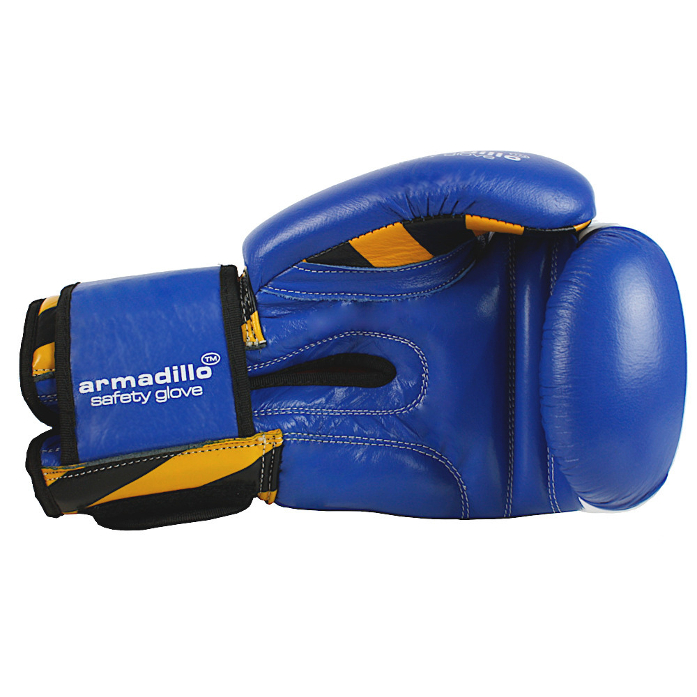 Armadillo deals boxing gloves