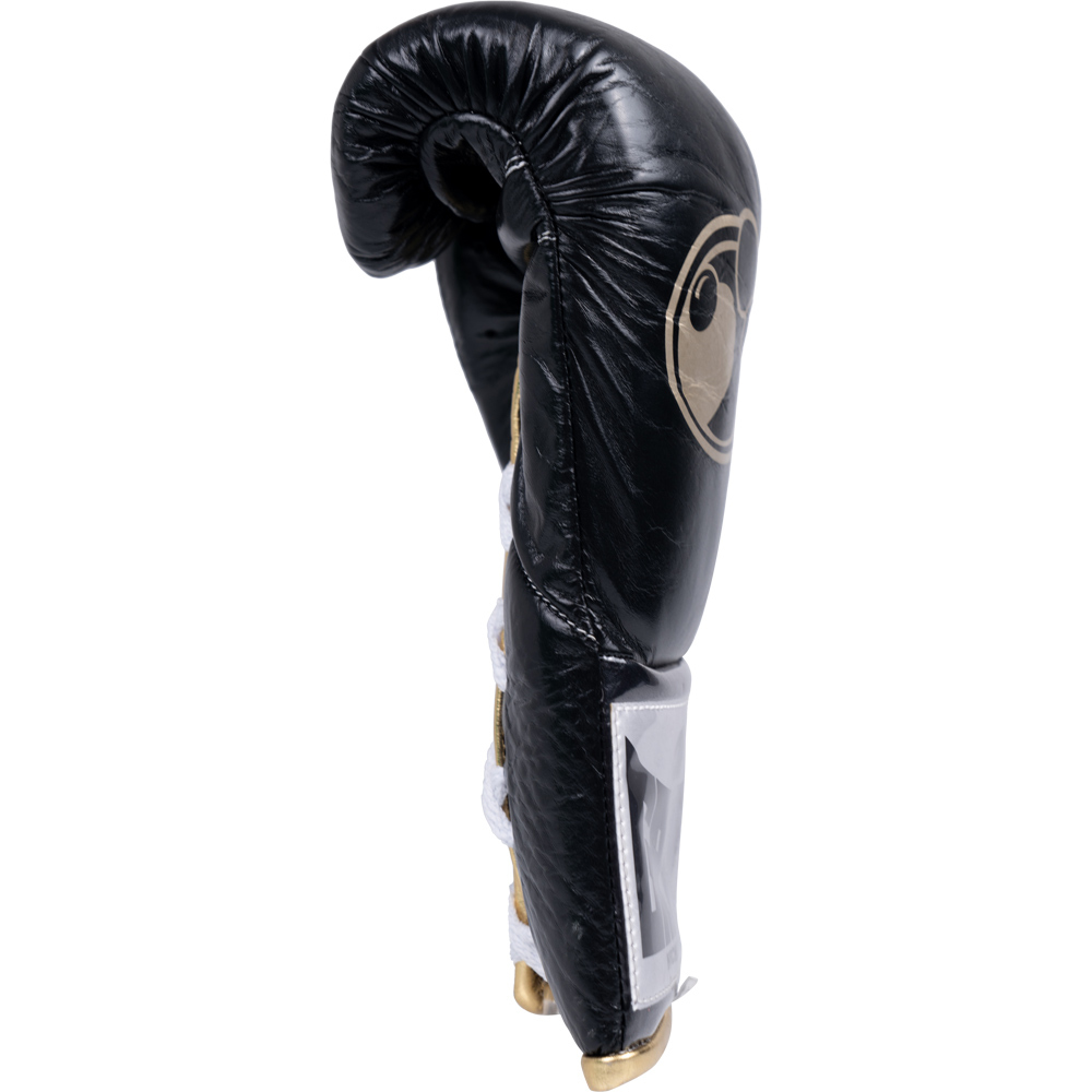 Grant Worldwide 8oz Pro Fight Black Gold White Boxing Gloves Limited Edition