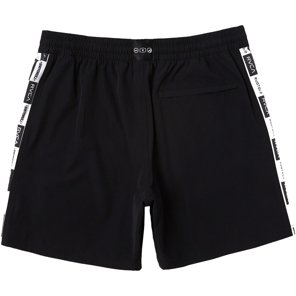 RVCA Ruotolo Black Training Shorts at FightHQ