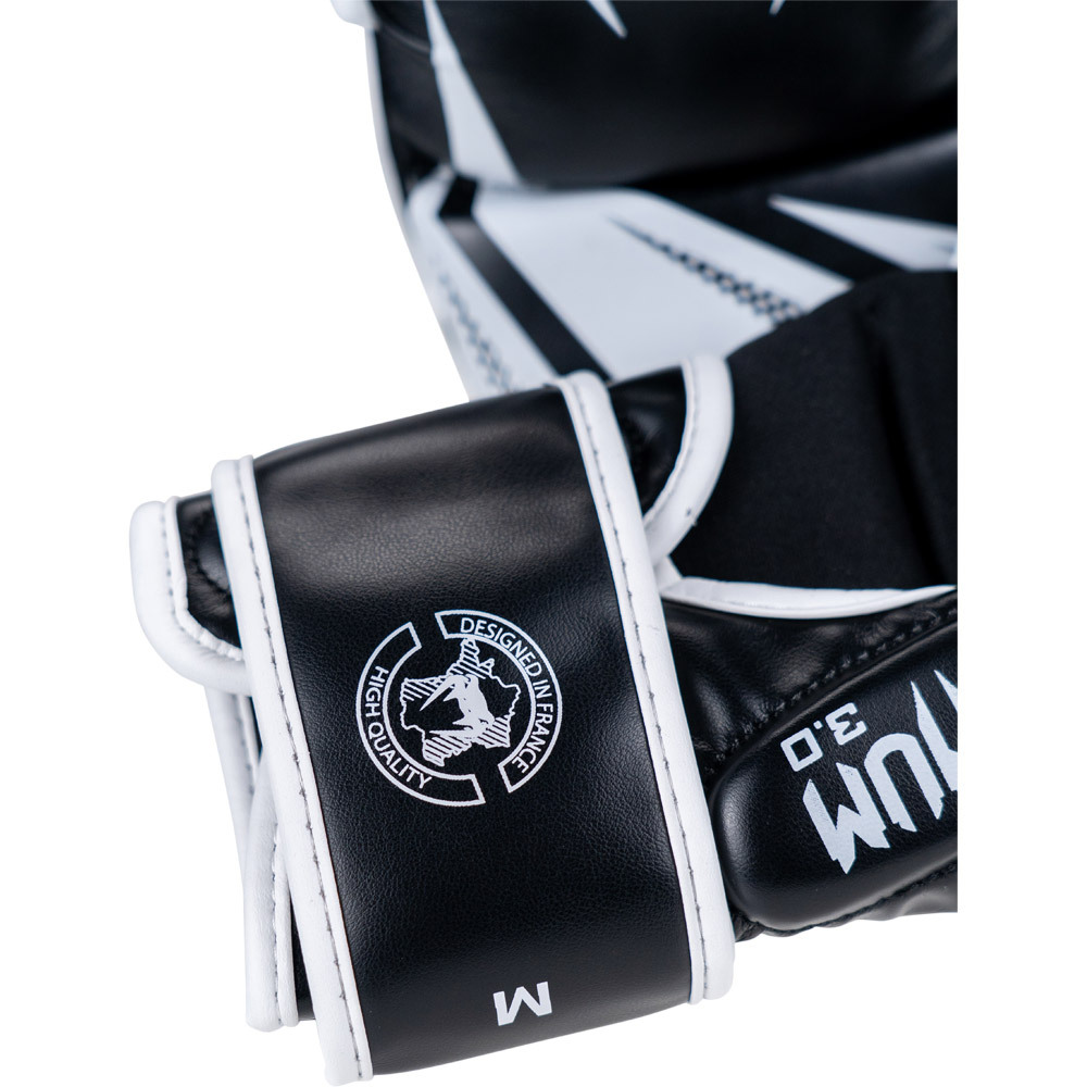 Venum Challenger 3.0 Black White Sparring Gloves at FightHQ