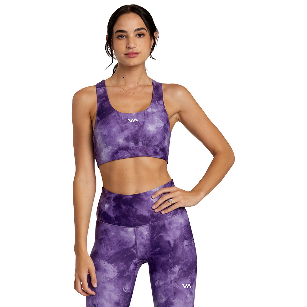 VA Essential Workout Leggings - Grape Tie Dye