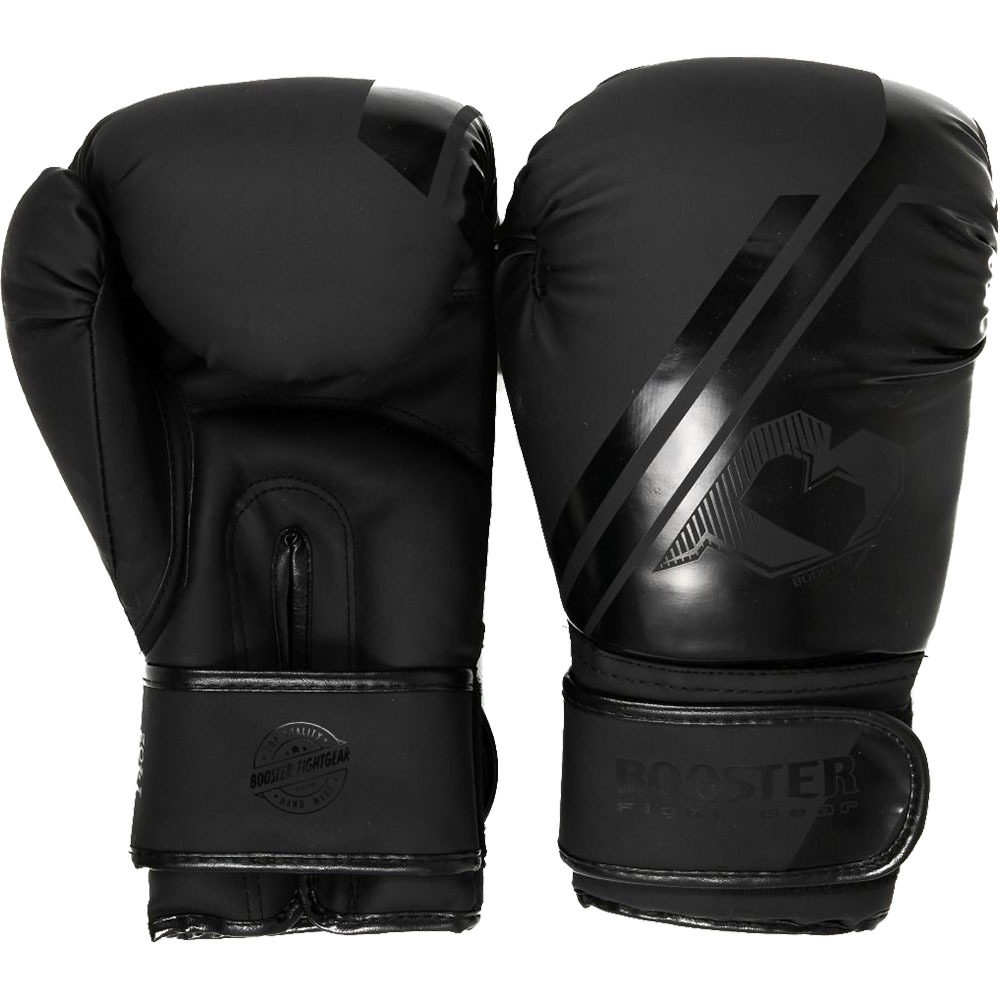 black sparring gloves