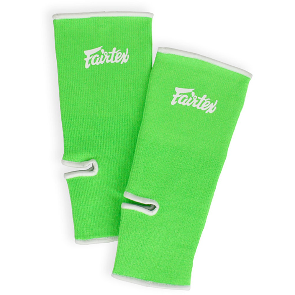 Fairtex Lime Green Ankle Guards at FightHQ