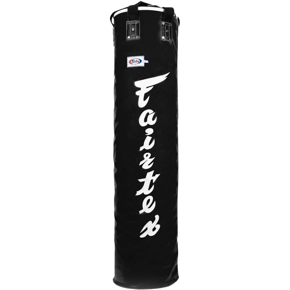 Fairtex Unfilled 4FT Black Syntek Leather Punching Bag at FightHQ