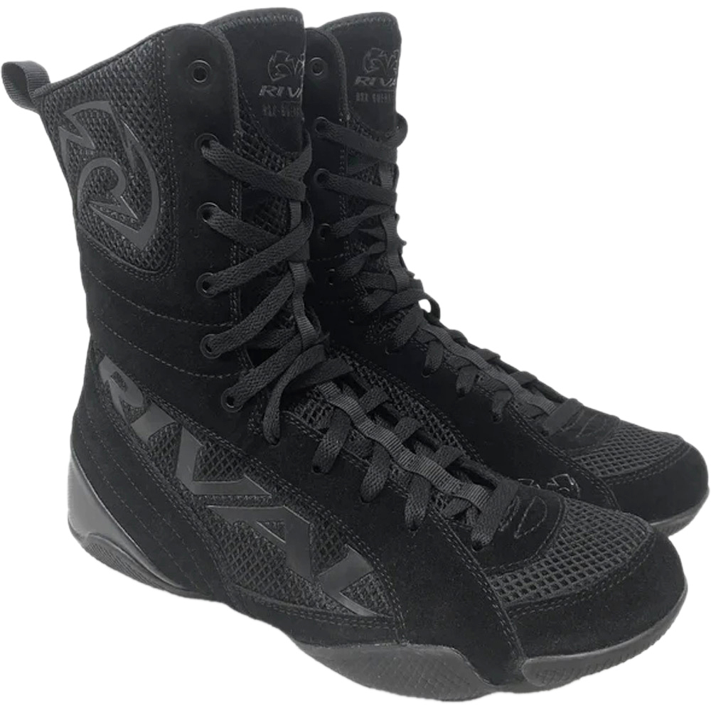 Rival RSX Guerrero High-Top Black Boxing Boots at FightHQ